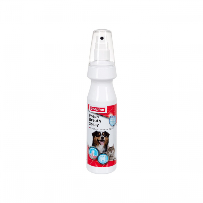 Spray dentar pentru caini si pisici fresh breath beaphar 150ml