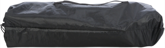 Pat Camping pentru Caini, Bej/Negru 69 x 20 x 69 cm/Pana la 15 kg [2]