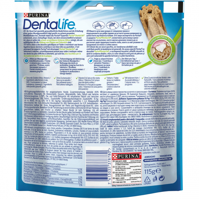 PURINA Dentalife Small, recompense delicioase pentru talie mica, 115 g [2]