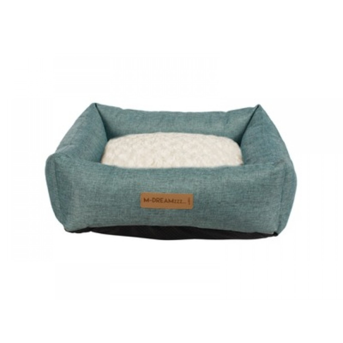 OLERON- Pat oval pentru caini, albastru 55x50x15 cm