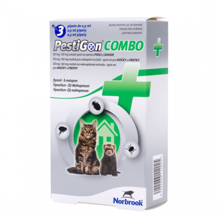 PestiGon Combo Cat 50 Mg 60 Mg X 3 Pipete