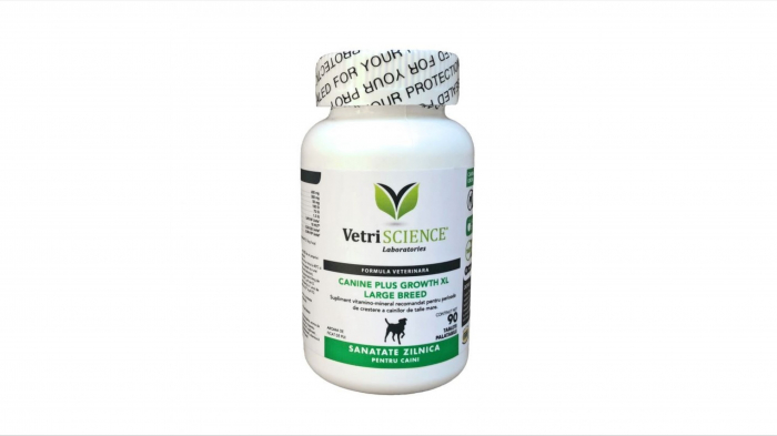 Canine Plus Growth XL Large Breed – Vetri Science, 90 Tablete