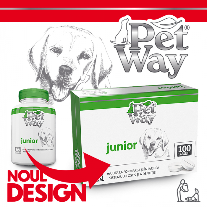 PETWAY JUNIOR -  tablete 65+15 Bonus [2]