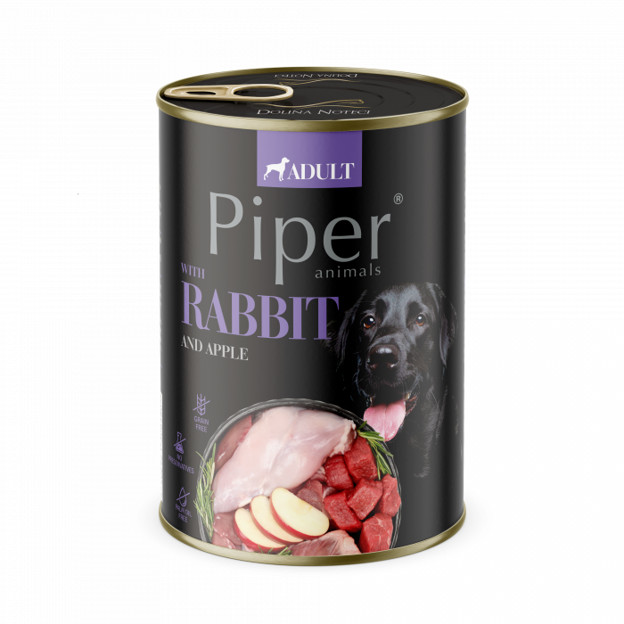 Piper Adult, Hrana Umeda, Carne de Iepure si mar, 400 g