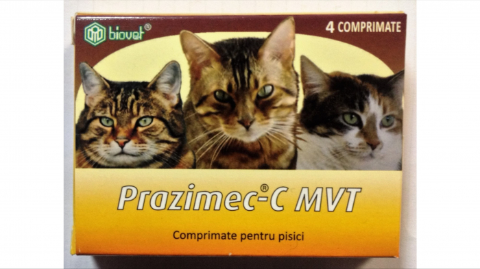 Prazimec-C Pisici – 4 Comprimate