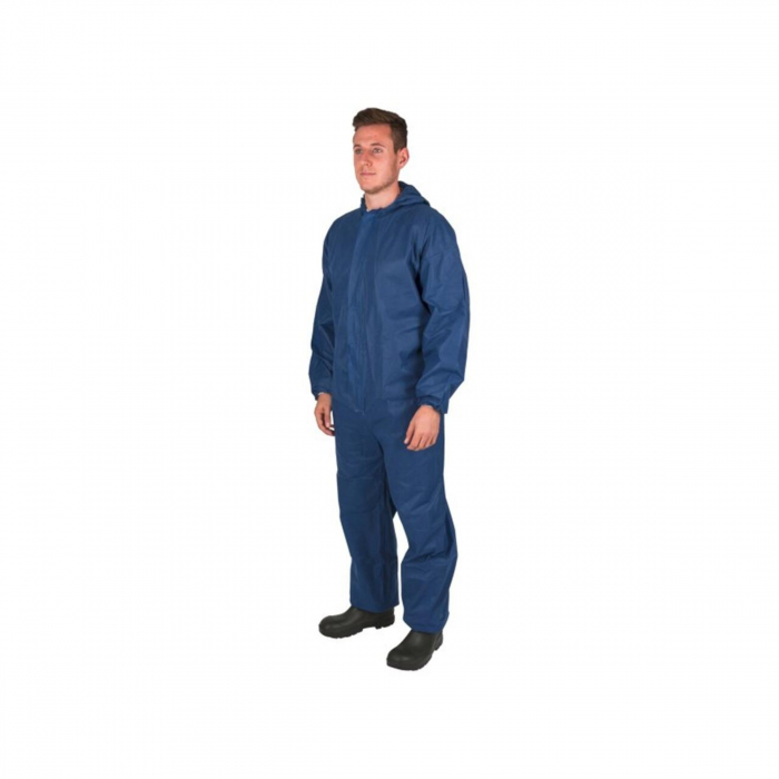 Combinezon de unica folosinta KERBL Albastru XL