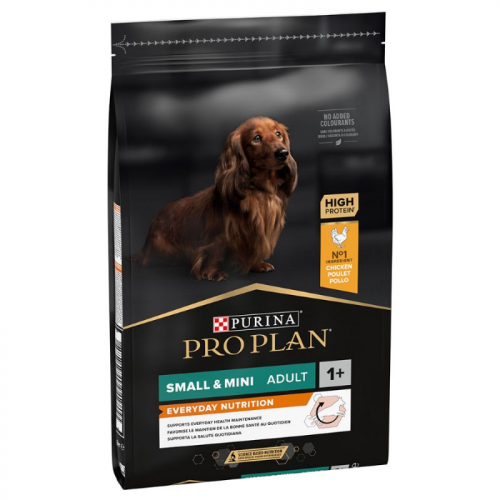 PURINA® PRO PLAN® ADULT Everyday Nutrition, hrană uscată pentru câini, Talie Mică și Foarte Mică, bogat în pui 3 kg [2]