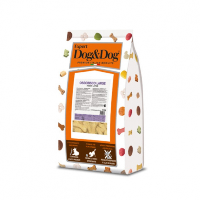 Recompense delicioase, Biscuiti pentru caini Dog  Dog Expert Ossobisco, 15kg