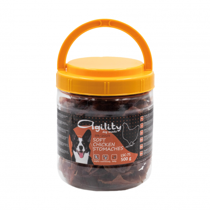 Recompense delicioase pentru caini Agility, pipota moale de pui 500g [2]