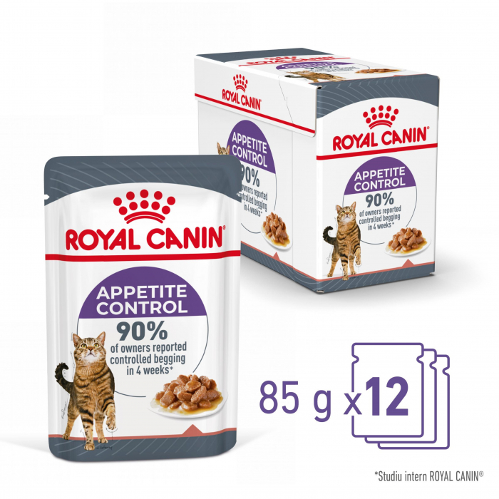 Royal Canin Appetite Control Care, hrana umeda pisici, adult sterilizat, reglarea apetitului, (in sos), 85g x 12 [10]