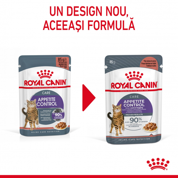 Royal Canin Appetite Control Care, hrana umeda pisici, adult sterilizat, reglarea apetitului, (in sos), 85g x 12 [6]