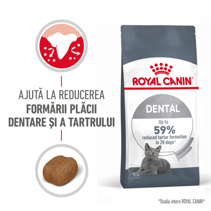 Royal Canin Dental Care Adult hrana uscata pisica, reducerea formarii tartrului, 400 g [5]