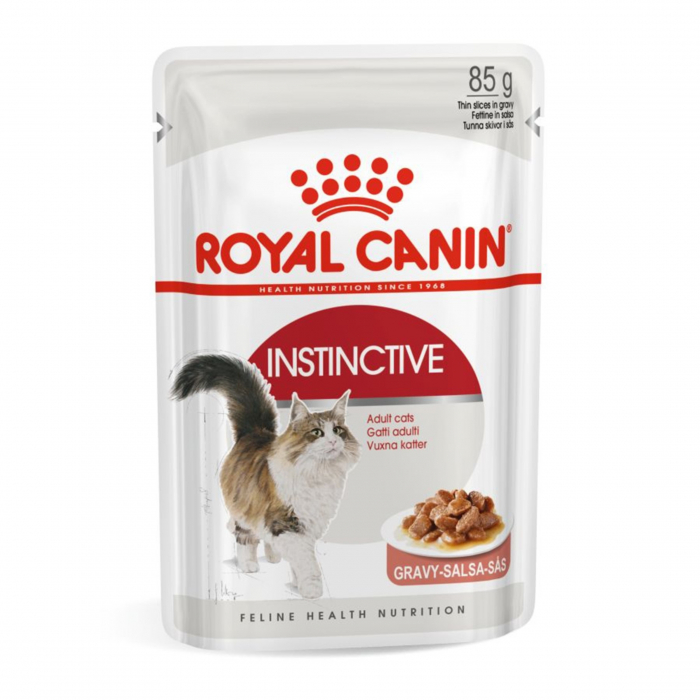 Royal Canin Instinctive Adult, plic hrană umedă pentru pisici, (în sos), 1x85g [4]