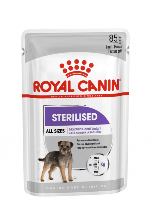Royal Canin Sterilised Adult hrana umeda caine sterilizat (loaf), 12 x 85 g