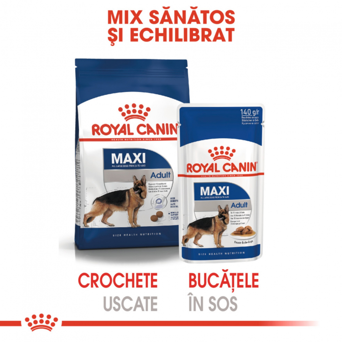 Royal Canin Maxi Adult hrana umeda caine (in sos), 140 g [8]