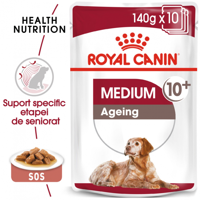 Royal Canin Medium Ageing hrana umeda caine senior (in sos), 140 g [8]