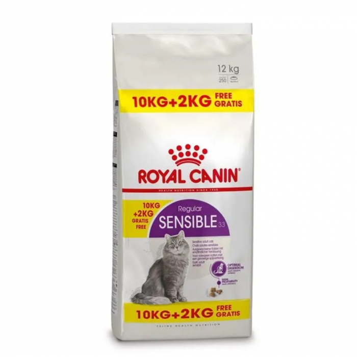 Royal Canin Sensible 33, 10 + 2  KG gratis