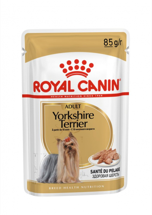caini yorkshire terrier mini toy de vanzare Royal Canin Yorkshire Terrier Adult hrana umeda caine (pate), 12 x 85 g