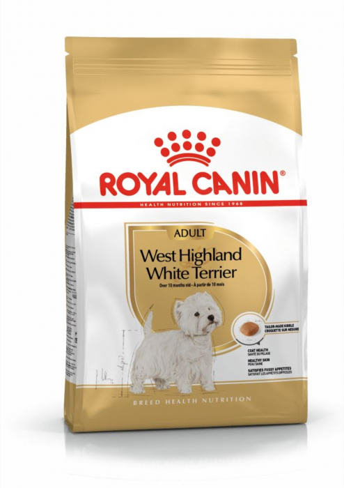 Royal Canin West Highland Terrier Adult Hrana Uscata Caine Westie, 1.5 Kg