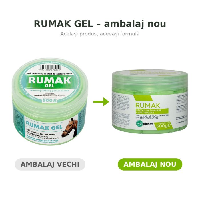 Rumak Gel cu Efect de Incalzire-Racire 500 g