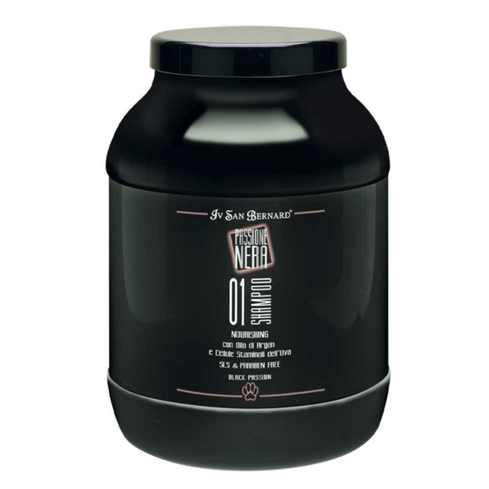 Sampon Iv San Bernard Black Passion 01, pentru caini si pisici, 3000ml [1]