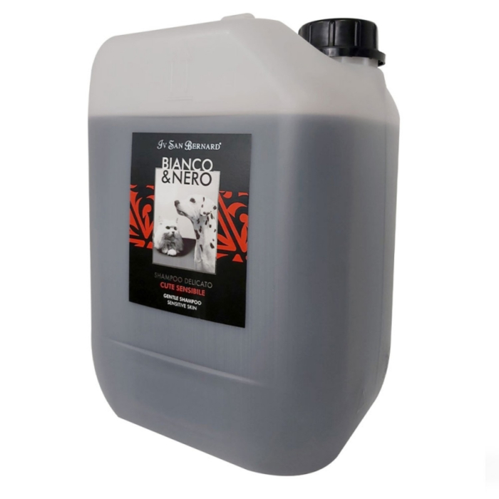 Sampon universal antialergenic Iv San Bernard Bianco E Nero, pentru caini si pisici, 10l [1]