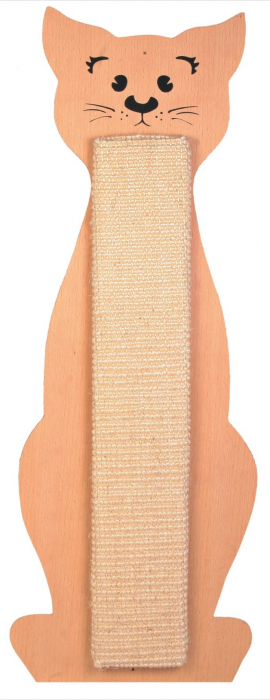 Sisal Perete In Forma de Pisica 35x69 cm Bej