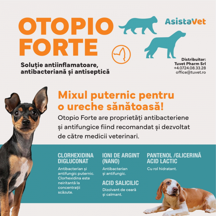 Solutie antiseptica de curatare urechi cu clorhexidina Otopio Forte 75 ml [2]