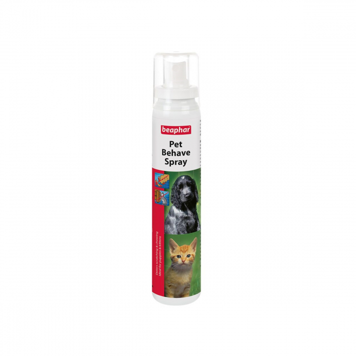 Spray pentru educare caini si pisici beaphar pet behave 125ml