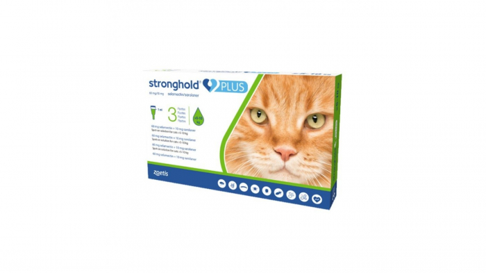 stronghold plus 30mg/5 mg pentru pisici 2.5 5 kg Stronghold Plus Pisica 60 mg, 1 ml (5 - 10 kg), 1 pipeta