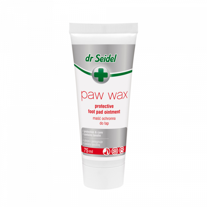 Unguent cu lanolina pentru labute, Dr. Seidel, Paw Wax, 75 ml