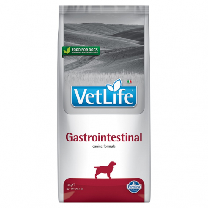 Vet Life Farmina, Gastro-Intestinal Caine, 12 Kg