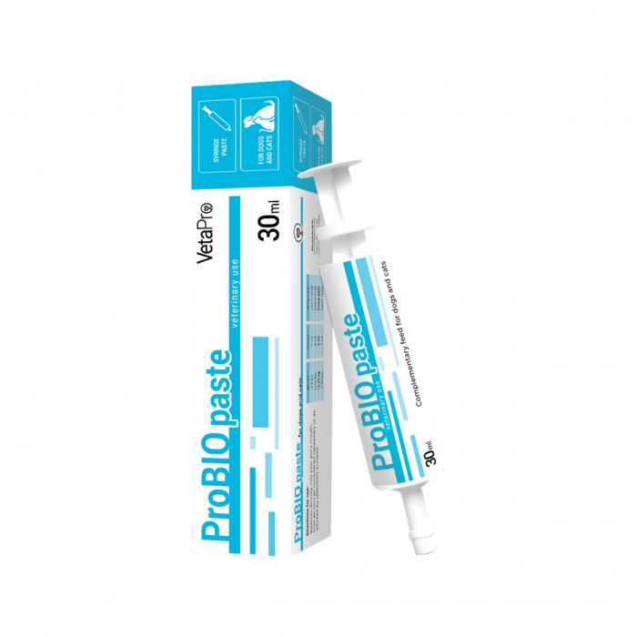 VETAPRO probio paste 30ml suport gastrointestinal caini si pisici