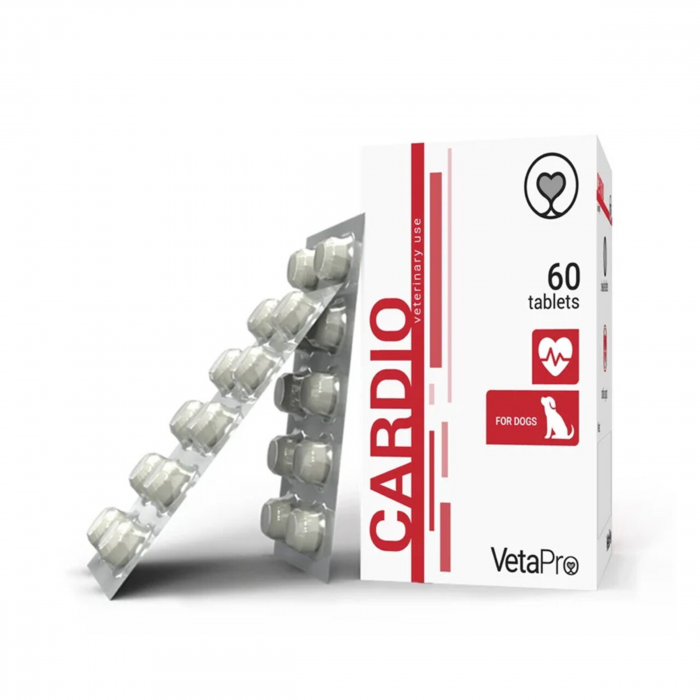 VETAPRO cardio 60tab cut sanatate cardiovasculara caini de toate rasele