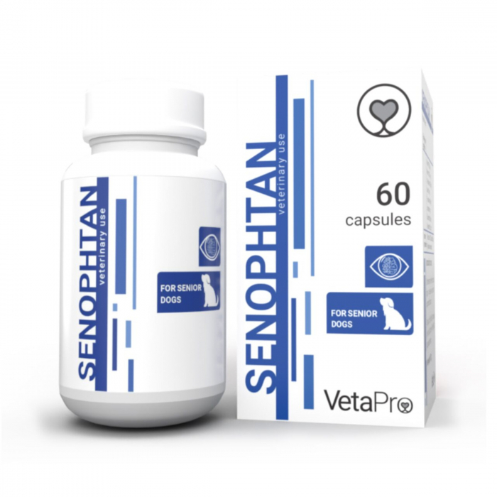 VETAPRO SENOPHTAN 60caps cut sanatate neurologica caini seniori