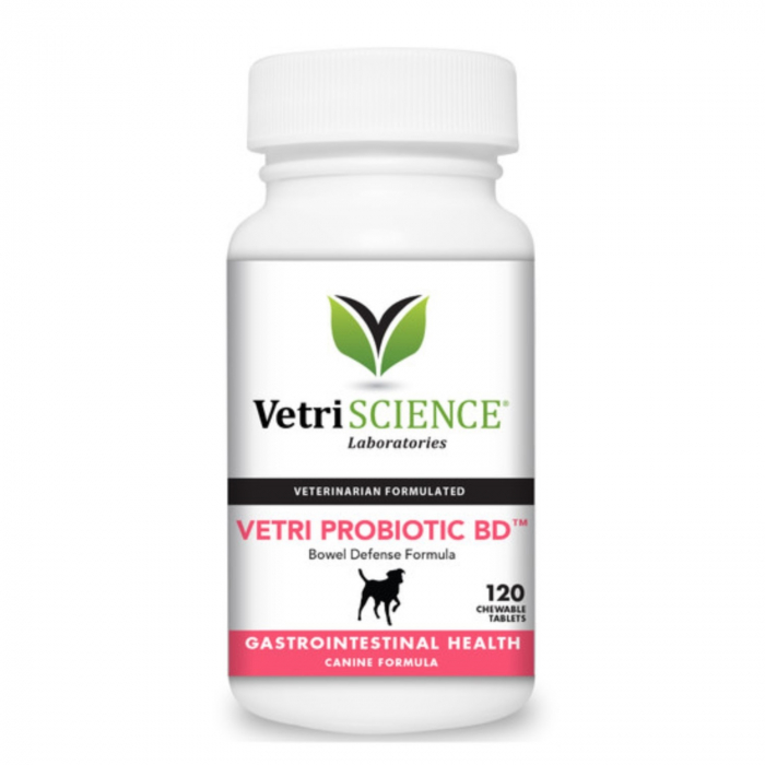 Vetri Probiotic Bowel Defense, 120tbl Masticabile