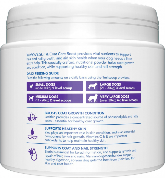 YuMOVE Skin&Coat Stimulator de creștere a părului și balsam pentru câini 91.5gr [4]