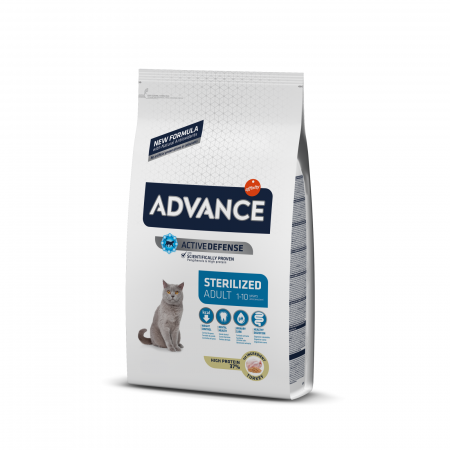 Hrana Uscata Pisici - Advance Cat Adult Sterilised cu Curcan, 15 kg