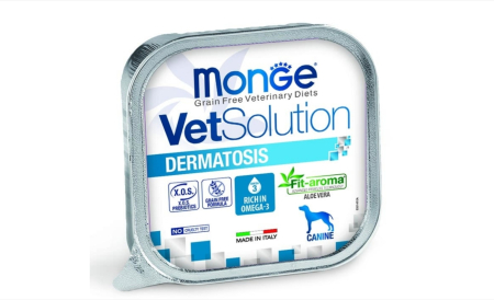 Caini - Monge VetSolution hrana umeda caini Dermatosis - 150g