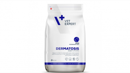 Diete veterinare caini - 4T Veterinary Diet Dermatosis dog Iepure & Cartof, 2 kg