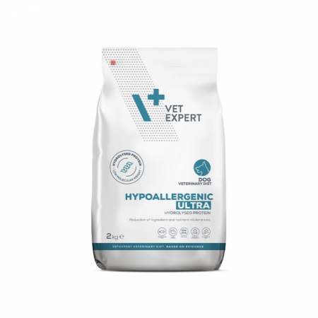 Diete veterinare caini - Hrana uscata, dieta veterinara, pentru caini adulti, HYPOALLERGENIC ULTRA, Vet Expert, 2 kg