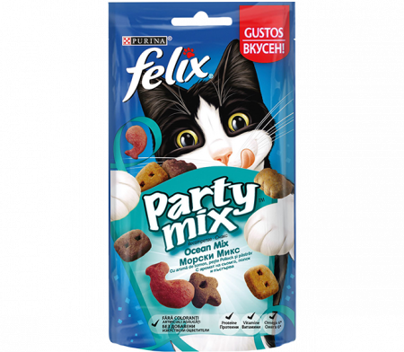 Pisici - Felix Party Mix Ocean Mix - 60 g