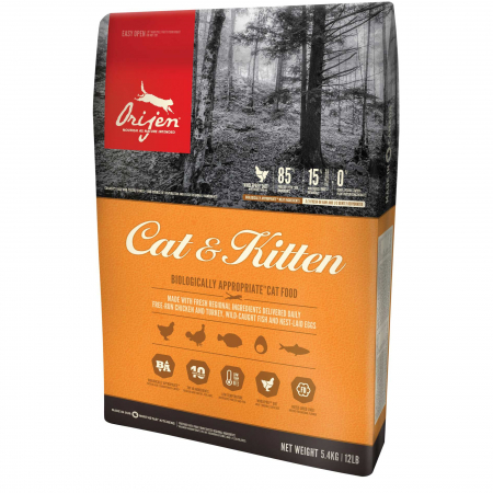 Pisici - Orijen Cat & Kitten 5,4 kg