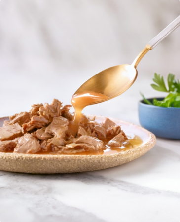 GOURMET PERLE CU PUI ÎN SOS, 85g [1]