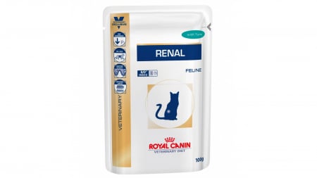 Pisici - Royal Canin Felin Hrana Umeda Renal cu Ton  12x85 g