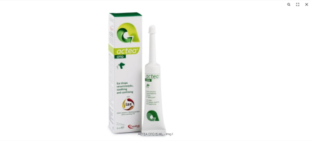 ORL Pisici - ACTEA OTO, picături auriculare, anti-cerumen, calmante și igienizante 15 ml