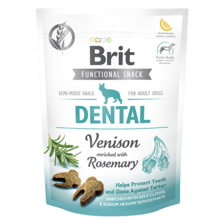 Recompense delicioase - Brit Care Dog Snack Dental Venison 150 g