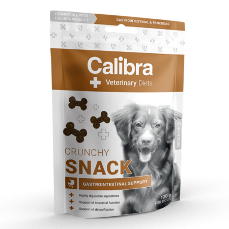 Caini - Calibra VD Dog Crunchy Snack Gastrointestinal Support 120 g