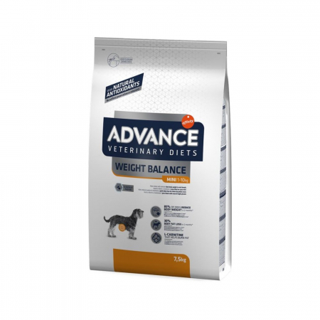 Diete veterinare caini - Advance dog Weight Balance Mini, 7.5 kg