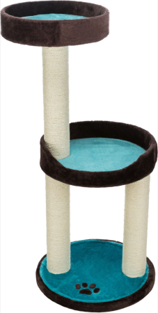 Pisici - Ansamblu De Joaca, Lugo, 45 cm/ h: 103 cm, Maro/Turcoaz